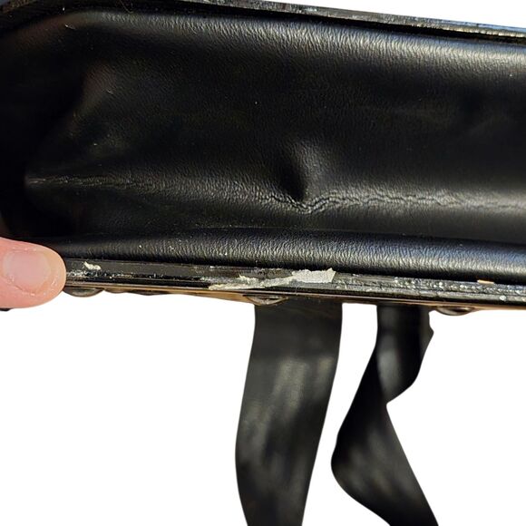 VTG Vinyl Record Purse Bella Donna Stevie Nicks Handbag Purse Parrot - Picture 4 of 14